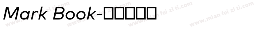 Mark Book字体转换